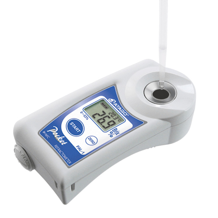 PAL-1 Refractometer — Compact Brix and Refractive Index Meter