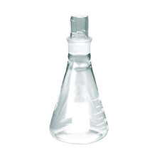 Pyrex 5020-25 – Stoppered Erlenmeyer Flask, 25 mL, Pack of 6