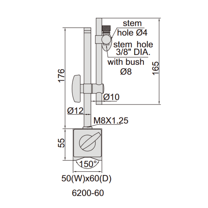 Universal Magnetic Stands for Laboratory Measurements (6210-81, 6210-80, 6210-100)
