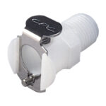 Burkle соединение гнездового типа Ø3,2 мм с наружной резьбой NPT 1/4" из ПФЛ