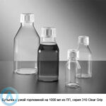 Бутылка с&nbsp;узкой горловиной на&nbsp;1000&nbsp;мл из&nbsp;ПП, серия 310 Clear Grip