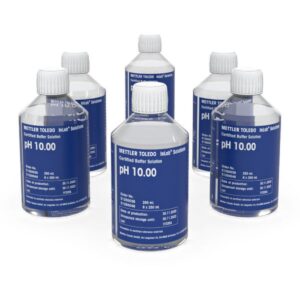 Mettler Toledo сертифицированный буферный раствор pH 10,00 в бутылке 250 мл (6 штук)