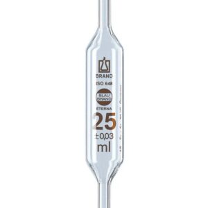 Brand Blaubrand Eterna стеклянная пипетка Мора 50 мл с одной меткой