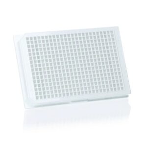 Brand pureGrade S микропланшет на 384 лунки с прозрачным F-образным дном из белого ПС