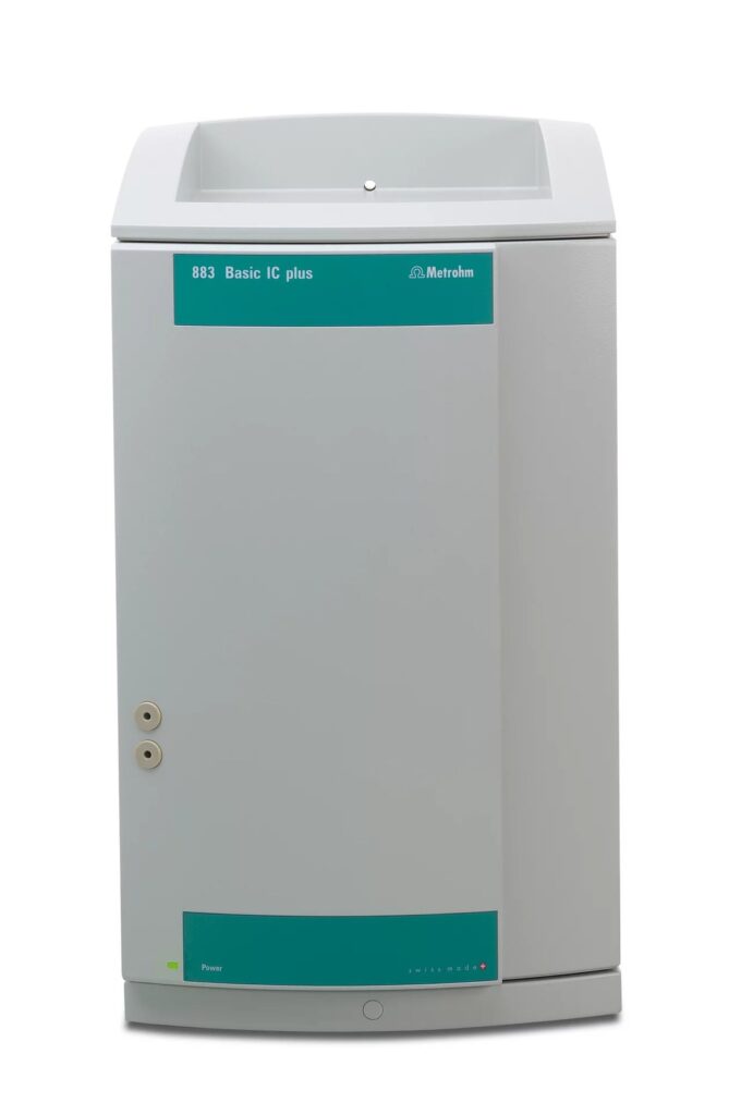 Metrohm 883 Basic IC plus ионный хроматограф для лабораторного анализа анионов, катионов и полярных веществ
