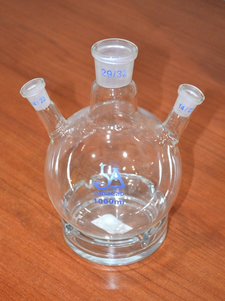 Колба круглодонная КГП-3-1-2000-29/32-14/23-14/23