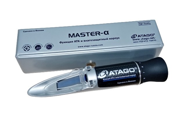 ATAGO MASTER-20P рефрактометр с более высокой точностью для низкоконцентрированных жидкостей и продуктов питания