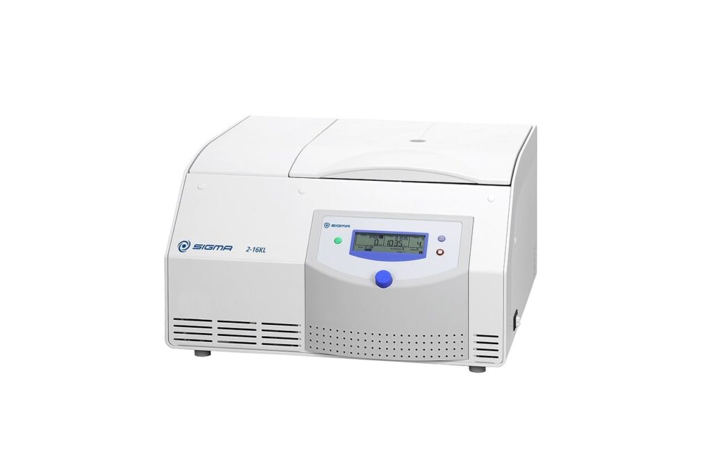Sigma 2-16P (20627 g, 15000 об/мин) универсальная центрифуга без охлаждения